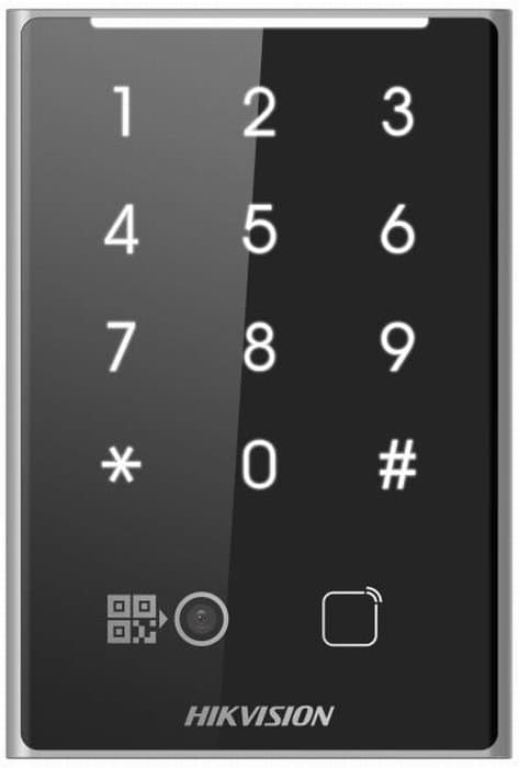 Hikvision DS-K1109DKB-QR - Čtečka karet/QR kódů s klávesnicí, Mifare