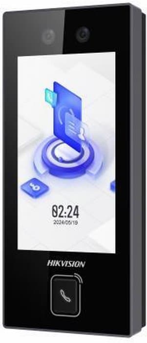 Hikvision DS-K1T344EBFWX-E1 - Vstupní terminál s rozpoznáním obličeje, 4.5" displej, čtečka EM, otisk prstů