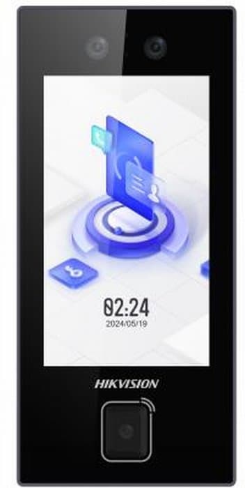 Hikvision DS-K1T344MBWX-QRE1 - Vstupní terminál s rozpoznáním obličeje, 4.5" displej, čtečka karet/QR kódů, Mifare