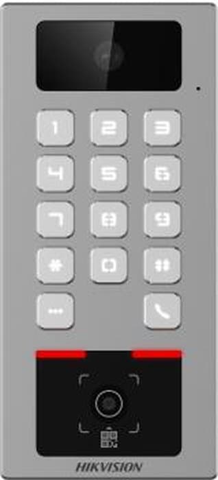 Hikvision DS-K1T502DBWX-CQR - Videoterminál se čtečkou karet/QR kodů, Mifare