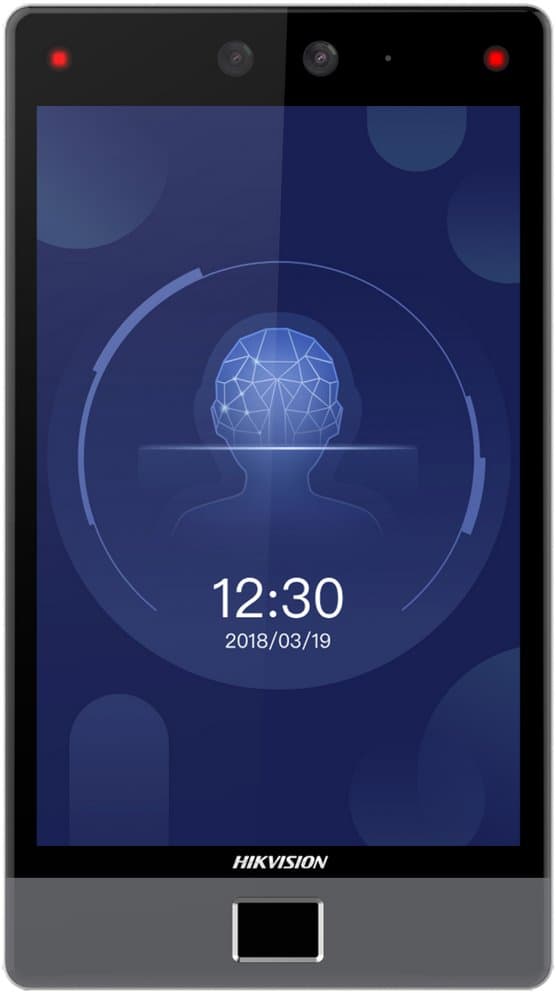 Hikvision DS-K1T680DF-E1 - Přístupový terminál s rozpoznáváním obličeje a čtečkou Mifare, 8" dotykový displej