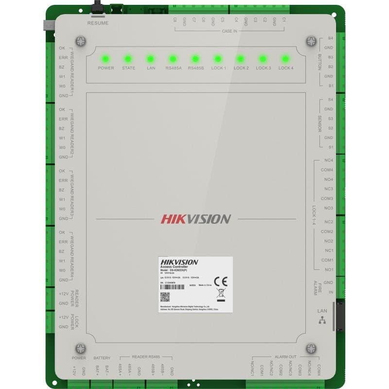 Hikvision DS-K2624X(P) - Základní deska řídící jednotky pro 4 dveře