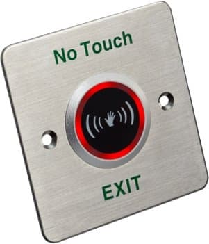 Hikvision DS-K7P03 - Dveřní bezkontaktní odchodové tlačítko, NO/NC/COM