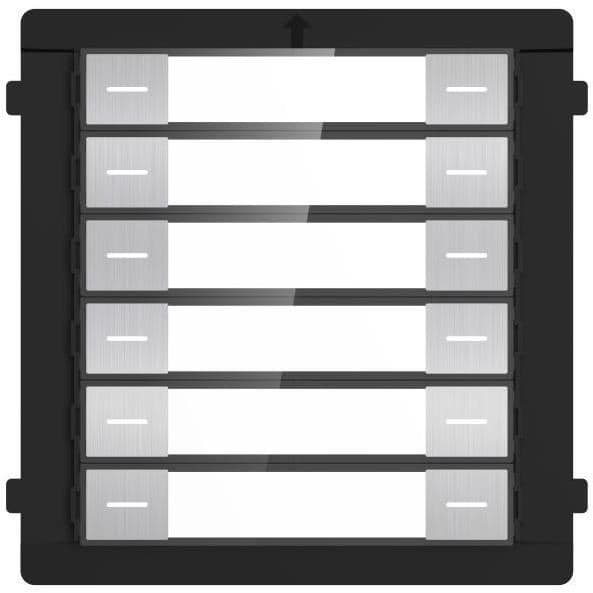 Hikvision DS-KD-K12/S - modul 12 tlačítek pro IP interkom, nerez
