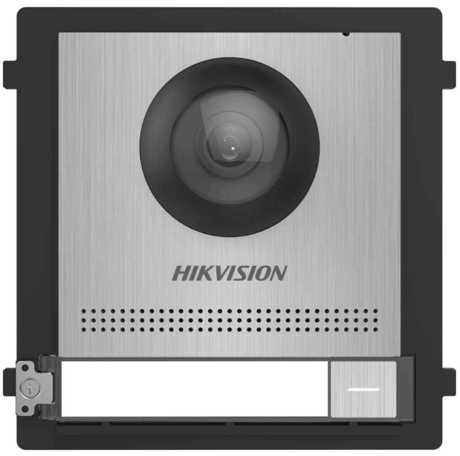 Hikvision DS-KD8003Y-IME2/S - 2-žilový interkom, 1x tlačítko, HD kamera, nerez