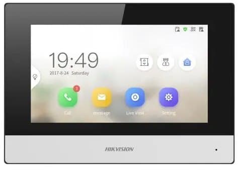 Hikvision DS-KH6320Y-WTE2 - 2-žilový 7" IP dotykový monitor, WiFi
