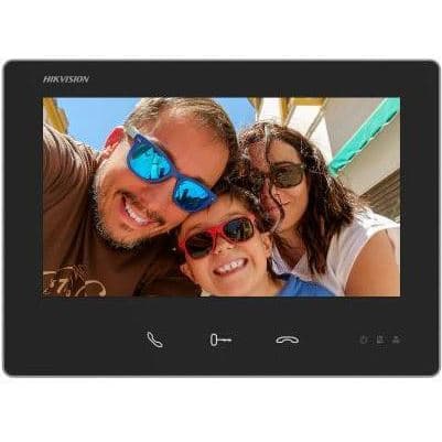 Hikvision DS-KH7300EY-TE2 - 2-žilový 7" IP dotykový monitor, černý