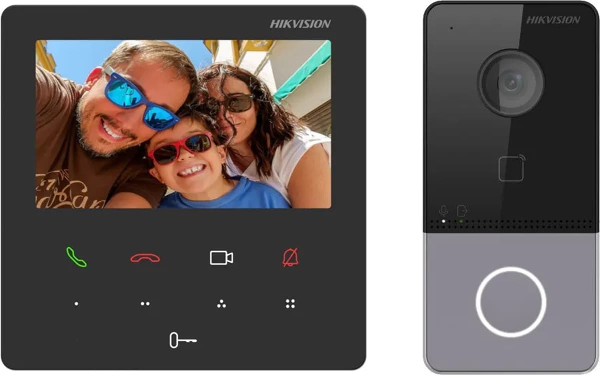 Hikvision DS-KIS606-P Kompletní Sada - Monitor+Dveřní Stanice+Zdroje, IP