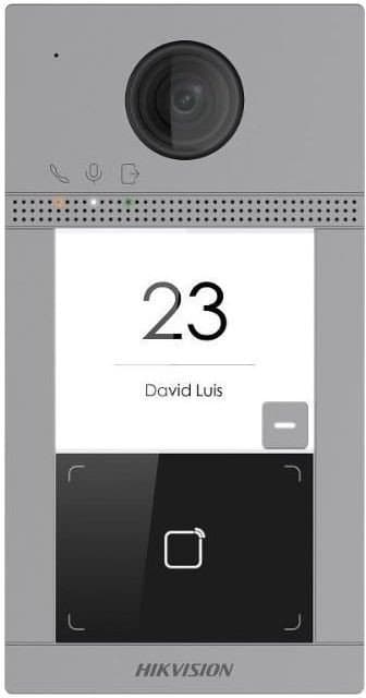 Hikvision DS-KV8113-WME1(C)/Flush - IP dveřní interkom, 1 tlačítkový, 2MP, zápustný