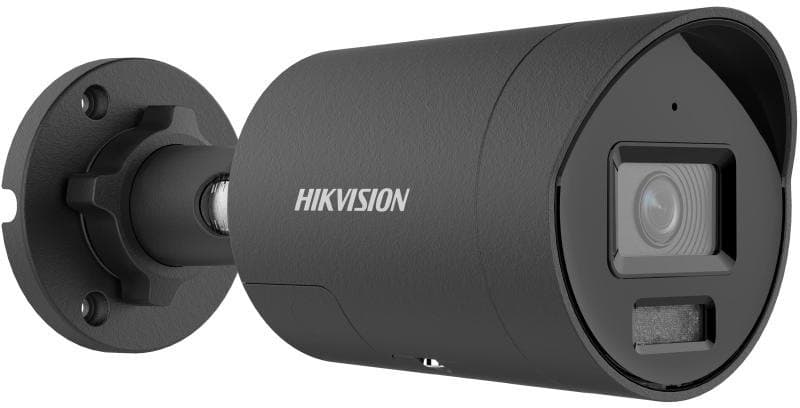 Hikvision IP bullet hybrid kamera DS-2CD2047G2H-LIU/SL(2.8)/eF/BLACK, 4MP, 2.8mm, ColorVu, blikač , černá