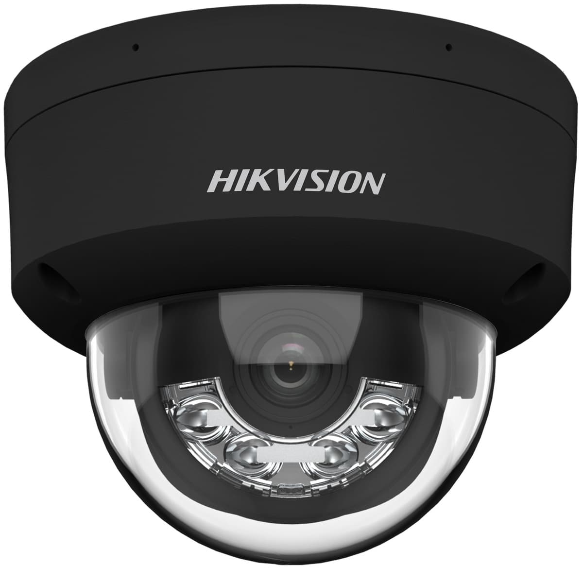 Hikvision IP dome hybrid kamera DS-2CD2123G2-LIS2U(2.8mm)(BLACK), 2MP, 2.8 mm, Mikrofon, AcuSense