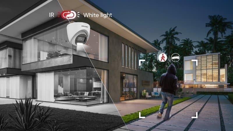 Hikvision IP dome hybrid kamera DS-2CD2167G2H-LISU(2.8mm)/eF/BLACK, 6MP, 2.8mm, ColorVu, černá