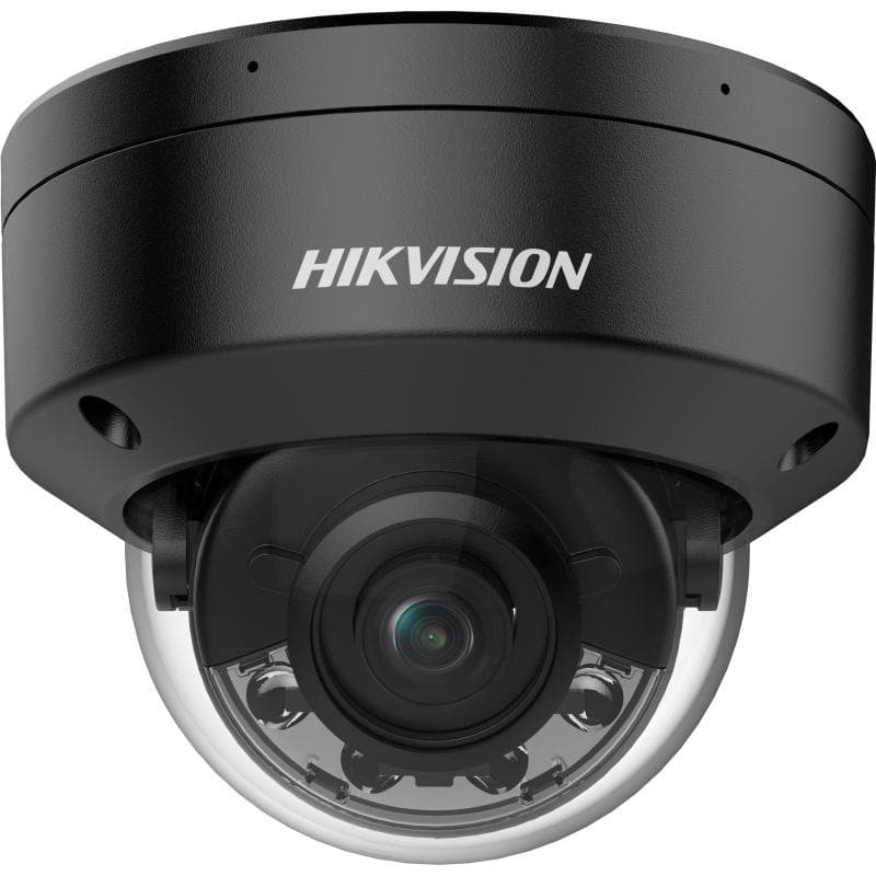 Hikvision IP dome hybrid kamera DS-2CD2187G2H-LISU(2.8mm)/eF/BLACK, 8MP, 2.8mm, ColorVu , černá