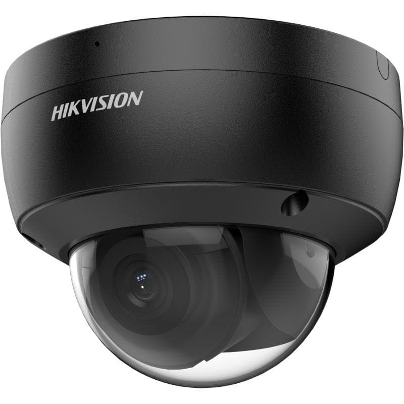Hikvision IP dome kamera DS-2CD2143G2-IU(2.8mm)(BLACK), 4MP, 2.8mm, mikrofon, AcuSense, černá