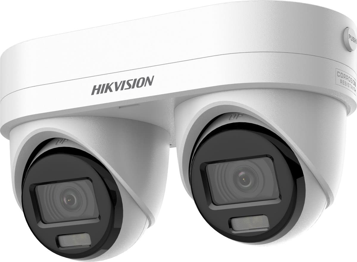 Hikvision IP duální turret kamera DS-2CD2346G3D-IZ2UY/SL(2.8/4mm), 4MP, 2,8/4mm, mikrofon