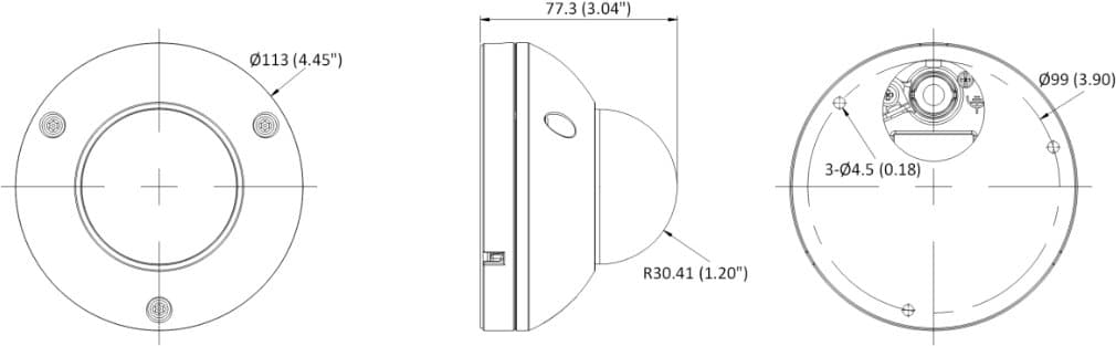 Hikvision IP mini dome kamera DS-2XC6142FWD-IS(4mm)(C), 4MP, 4mm, Alarm, Antikorozní ochrana