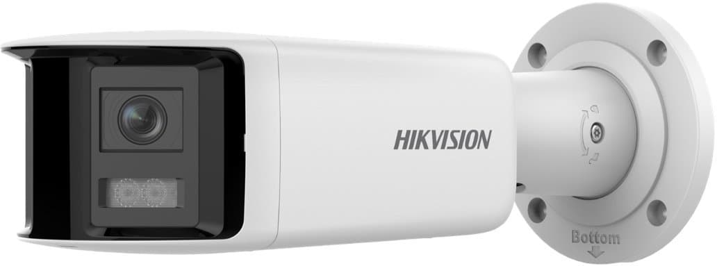 Hikvision IP Panoramatická Bullet kamera DS-2CD2T46G2P-ISU/SL(2.8mm)(C), 4MP, 2x 2.8mm, AcuSense