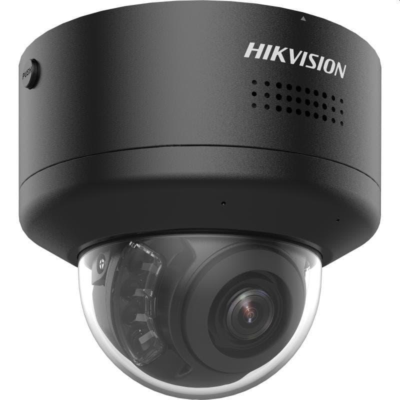 Hikvision IP PTRZ dome hybrid kamera DS-2CD2787G2H-LIPTRZS2U/SL(2812)BLK, 8MP, 2.8-12mm, AcuSense, audio, alarm, černá
