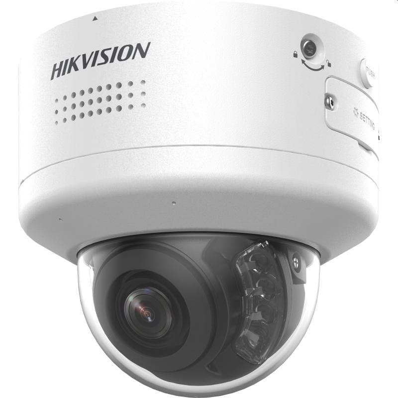 Hikvision IP PTRZ dome kamera DS-2CD2746G2H-IPTRZS2U/SL(2.8-12mm), 4MP, 2.8-12mm, AcuSense, audio, alarm, blikač