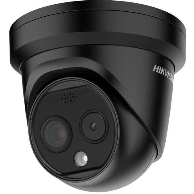 Hikvision IP termo-optická turret kamera DS-2TD1228-2/QA(BLACK), 256x192 termo, 4MP optický, 2.1mm, černá