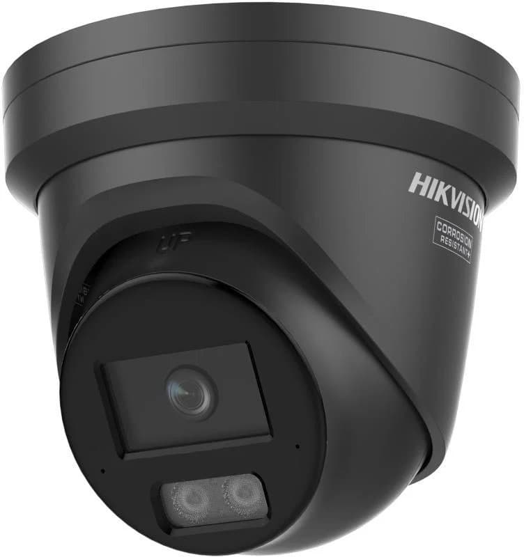 Hikvision IP turret hybrid kamera DS-2CD2347G3-LIS2UY/SL(2.8mm)/BLACK, 4MP, 2.8mm, ColorVu, audio, alarm, černá
