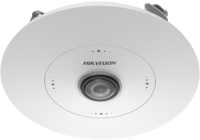 Hikvision IP zápustná fisheye kamera DS-2CD6365G1-S/RC(1.16mm), 6MP, 1.16mm, Alarm, Audio