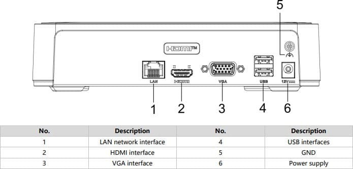 Hikvision NVR DS-7104NI-Q1(D), 4 kanály, 1x HDD
