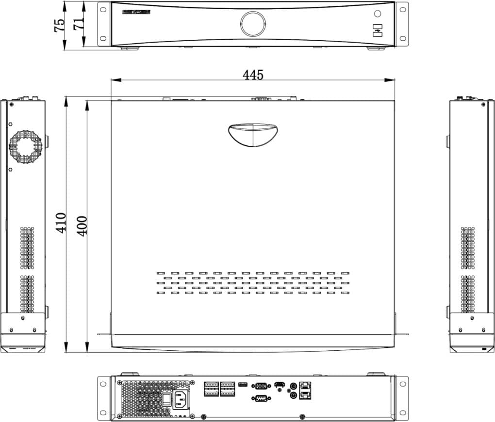 Hikvision NVR DS-7732NXI-K4, 32 kanálů, 4x HDD, AcuSense