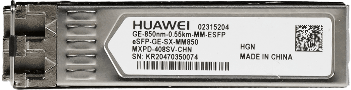 Huawei 1.25G SFP optický modul, MM, 850nm, 0,55km, 2x LC konektor, DDM
