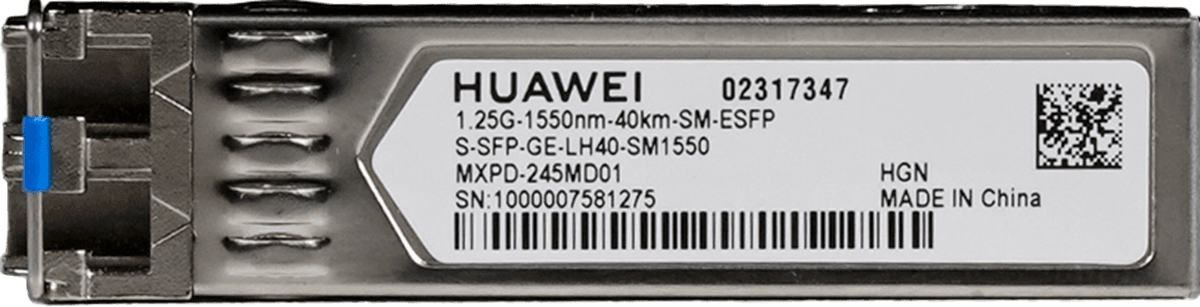 Huawei 1.25G SFP optický modul, SM, 1550nm, 40km, 2x LC konektor, DDM