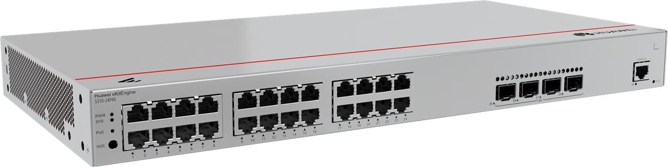 Huawei S310-24P4S Gigabitový PoE smart switch, 4x SFP