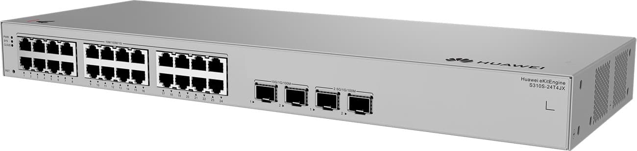 Huawei S310S-24T4JX Gigabitobvý switch, 2x 2.5G SFP, 2x SFP+