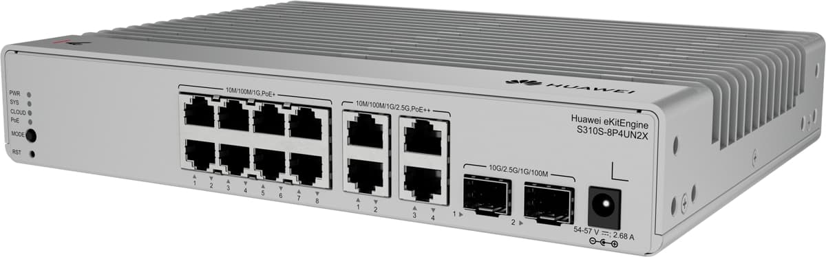 Huawei S310S-8P4UN2X 2.5G Cloud PoE Switch