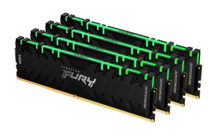 KINGSTON 32GB 3200MHz DDR4 CL16 DIMM (Kit of 4) FURY Renegade RGB