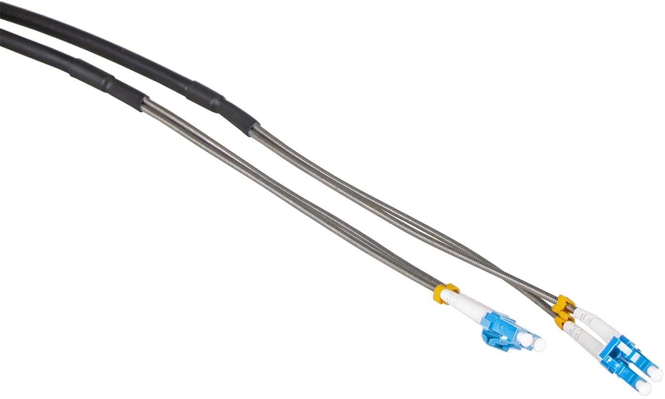 Masterlan AA optický venkovní patch cord, LCupc/LCupc, Duplex, Singlemode 9/125, 20m