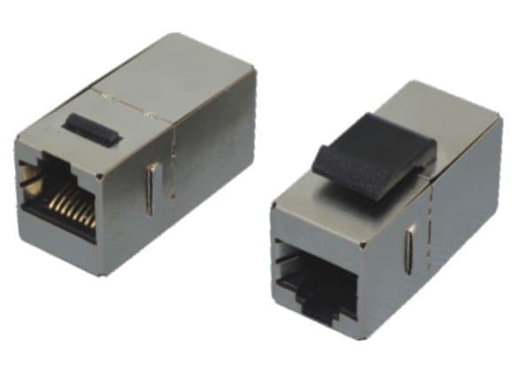 Masterlan kombinovaný keystone / spojka, STP, Cat.5e, RJ45 female - RJ45 female