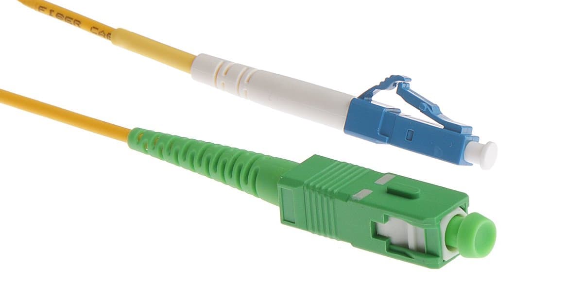 Masterlan optický patch cord, LCupc/SCapc, Simplex, Singlemode 9/125, 2m