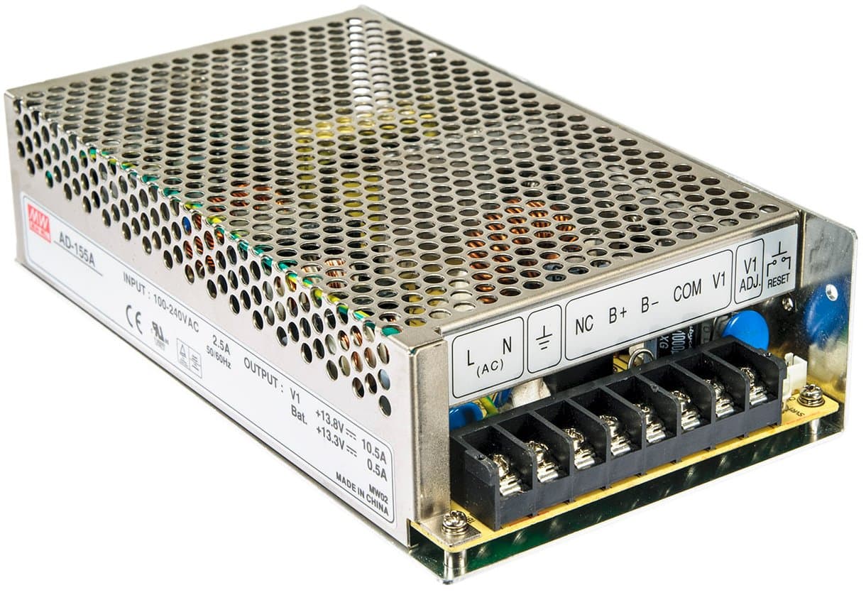 MEAN WELL AD-155A Spínaný zdroj s funkcí nabíječky (UPS) 155W 13,8V, box