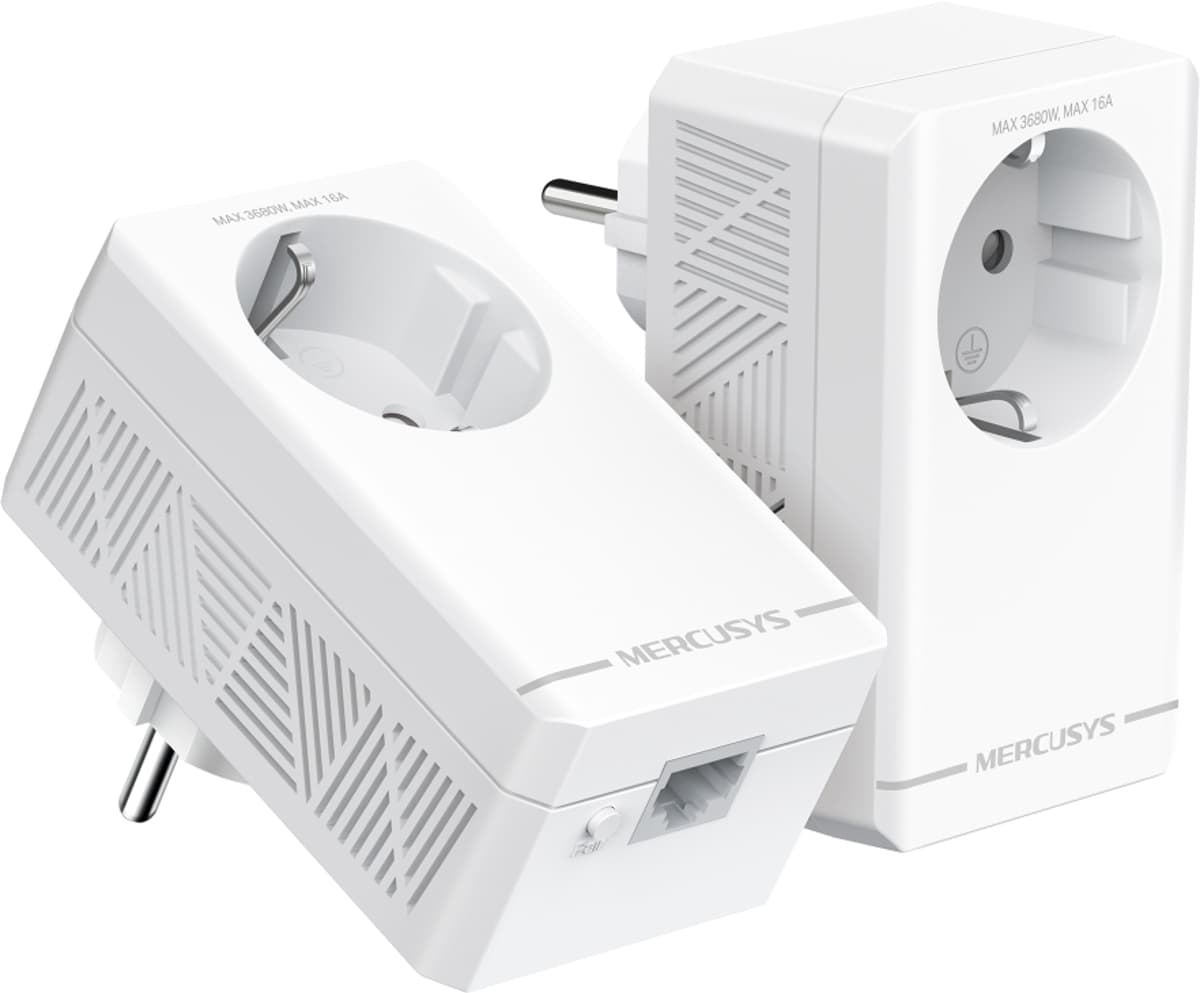 MERCUSYS MP500P KIT - AV1000 Gigabit Průchozí Powerline Starter Kit