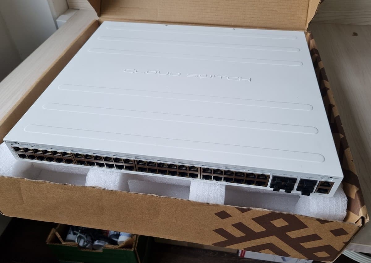MikroTik Cloud Router Switch CRS354-48P-4S+2Q+RM - Bazar