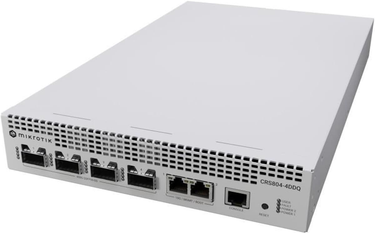MikroTik Cloud Router Switch CRS804-4DDQ-hRM