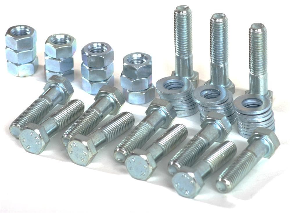 Montážní sada šroubů M12 pro spojení příhradových stožárů - 12 kusů