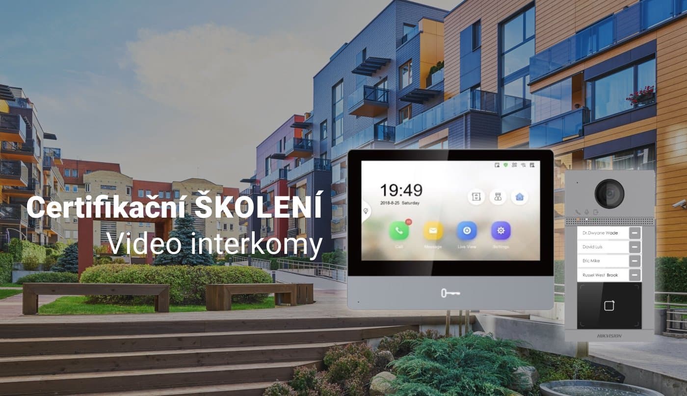 Školení Hikvision - certifikační školení video interkomů, 02.06.2026 - obsazeno