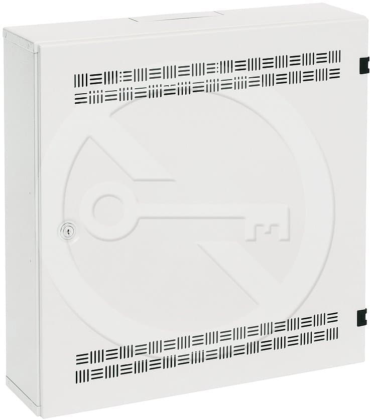 Solarix rozvaděč SOHO LC-18 na zeď s lištami 2U, 4U a 11U, 550x550x150mm, bílá