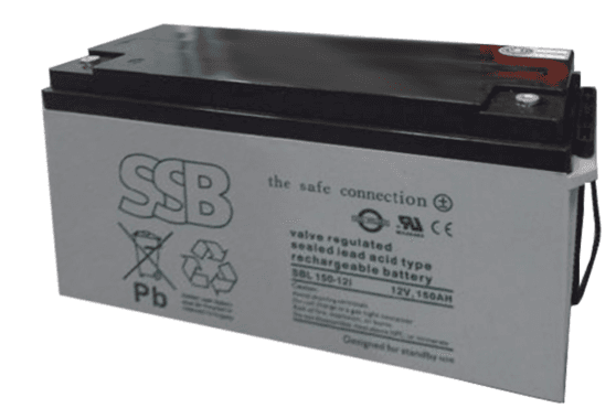 SSB olověná baterie AGM 12V 150Ah, životnost 10-12let, M8 konektor