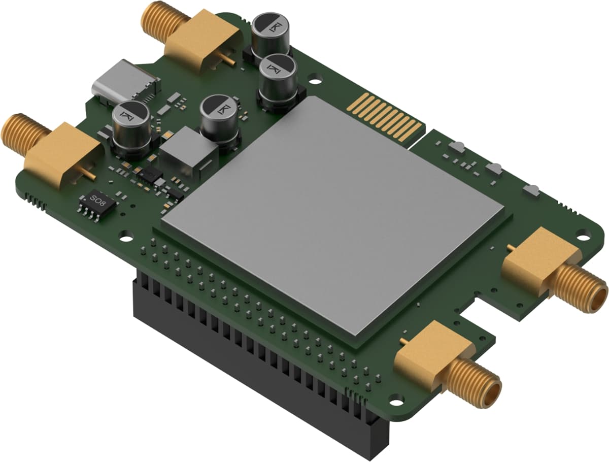 Teltonika EBD050, CALYX 5G modem HAT+ pro Raspberry Pi 4 a 5