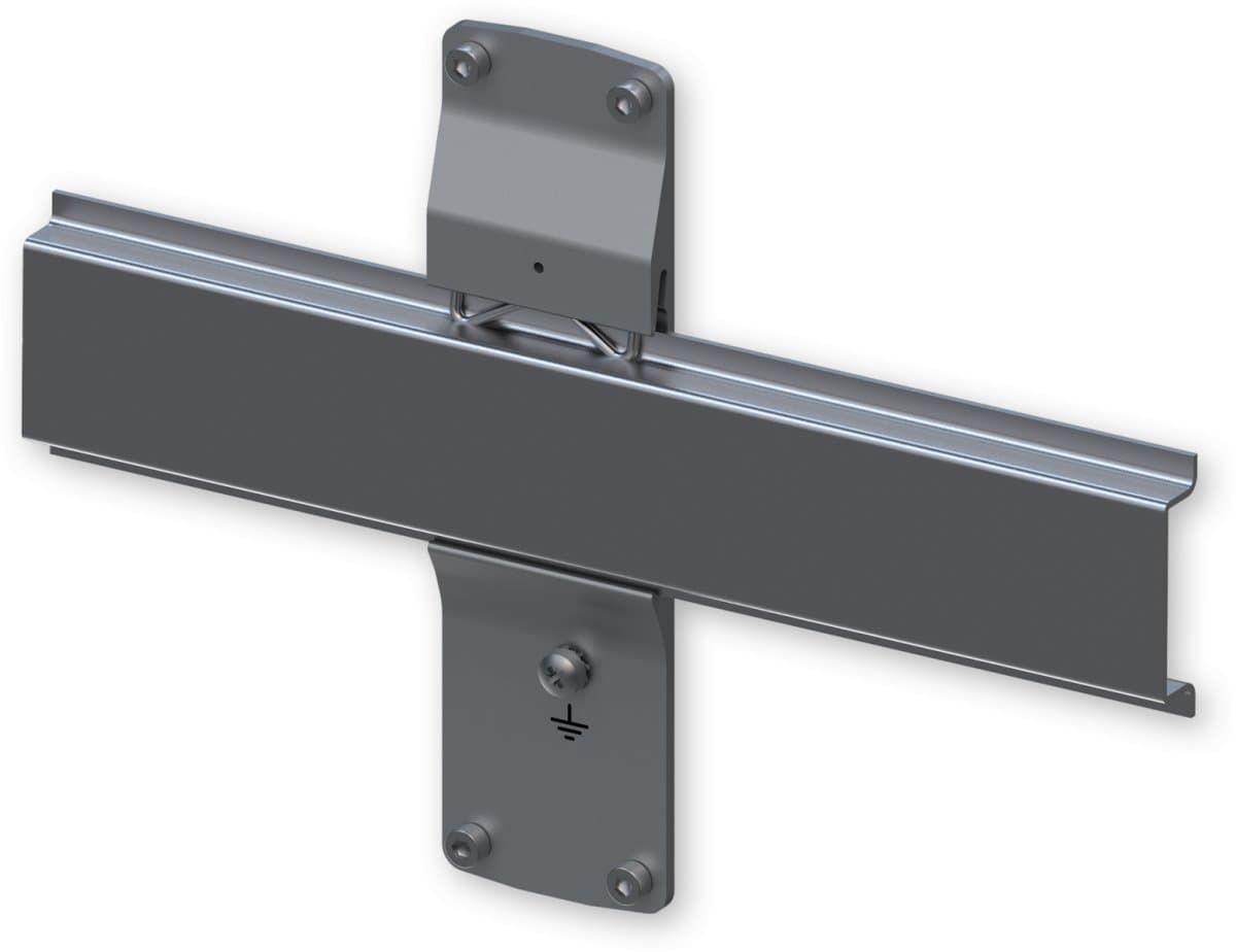 Teltonika PR5MEC24 TSW1 Zadní panel s držákem na DIN lištu