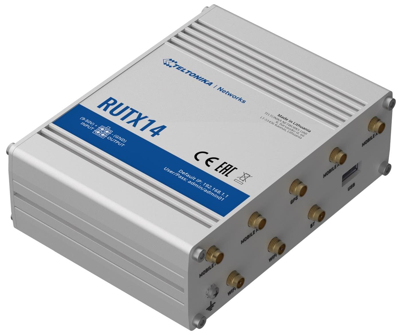 Teltonika RUTX14 4G LTE CAT12 Průmyslový Mobilní Router