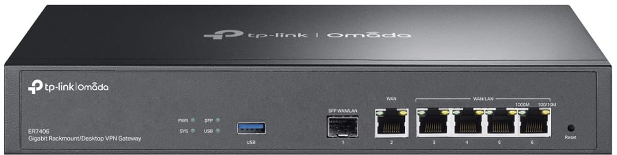 TP-Link ER7406, Omada Rackmount/Desktop VPN gateway