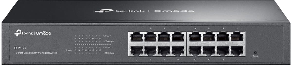TP-Link ES216G Omada 16portový Gigabitový Easy managed switch